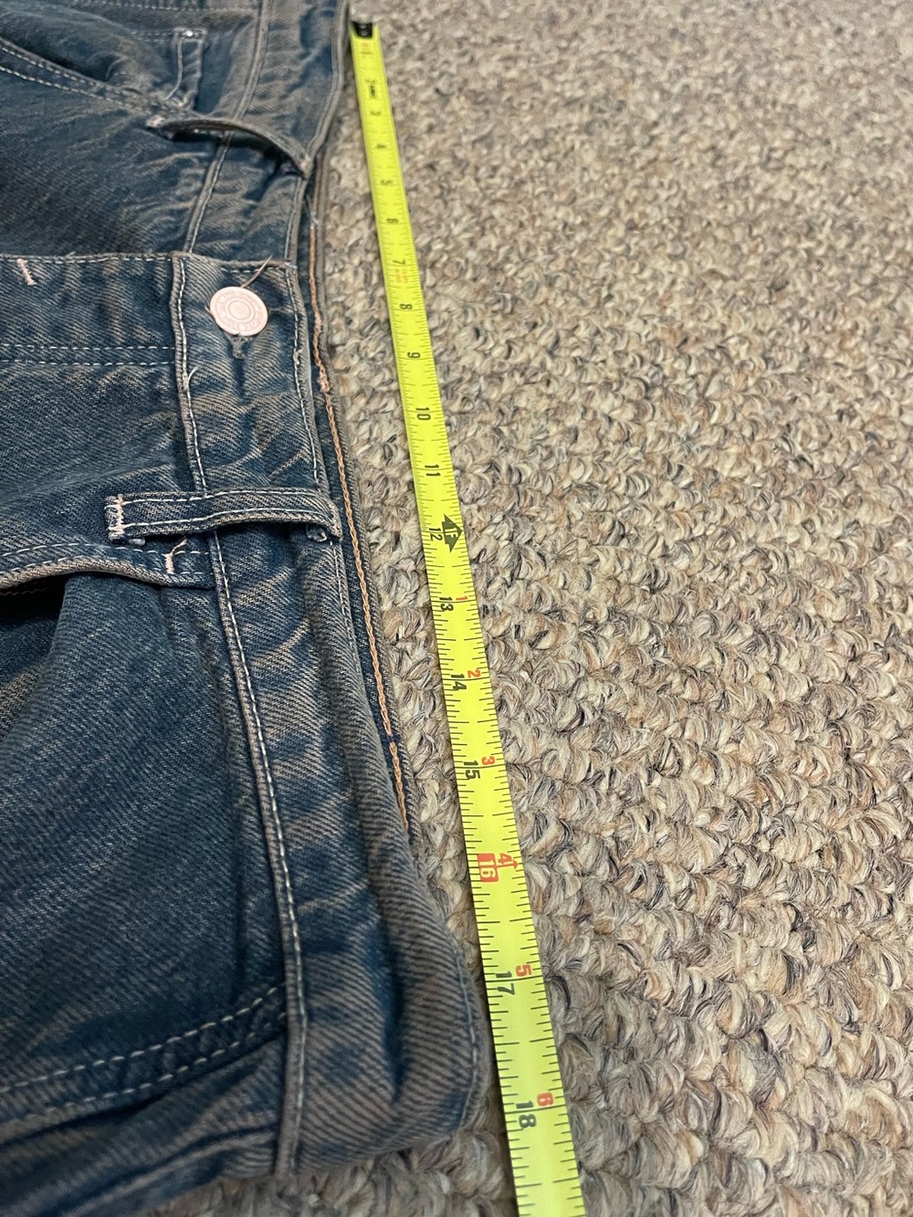 We The Free Lucky You Mid Rise Barrel Jeans Archive Grey Size 32 Women’s - Picture 15 of 16